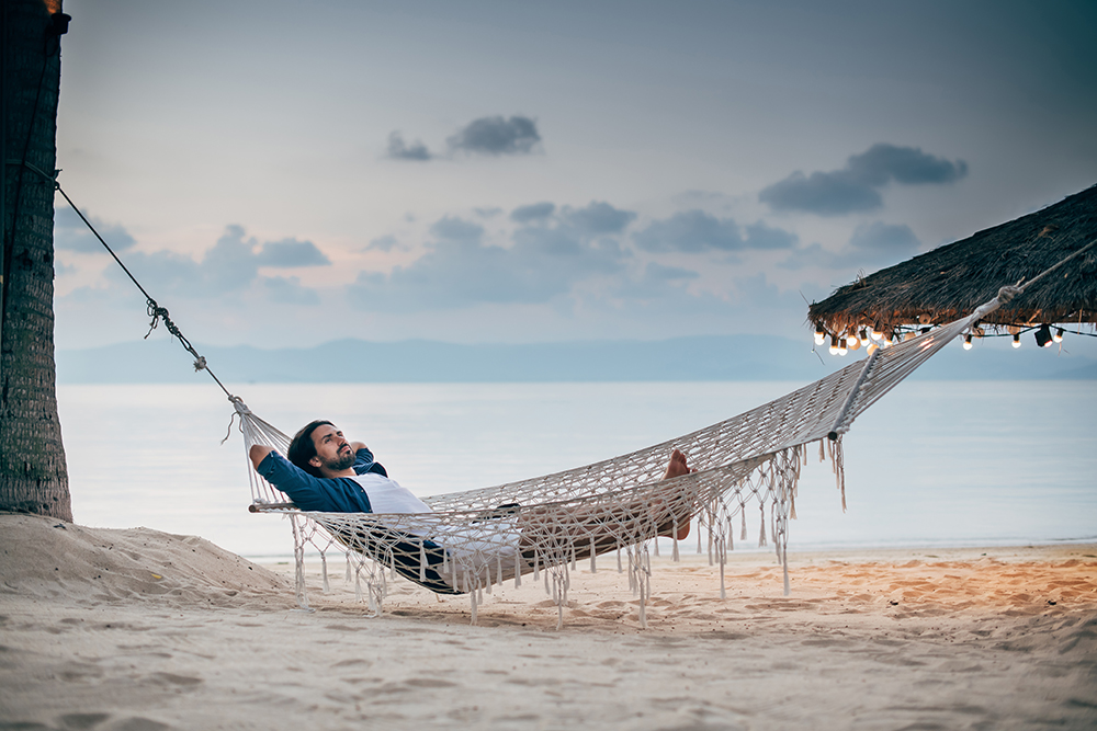 Hängematte am Strand